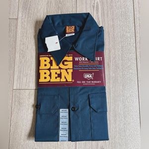 Deadstock 1980’s Big Ben short sleeve work shirt men’s size M